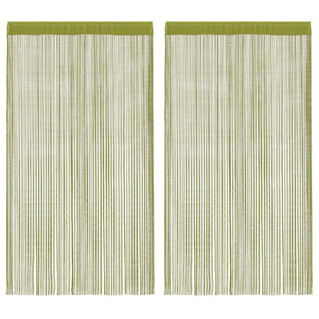 Vidaxl Wire Gardiner 140x250 cm grøn 2 m