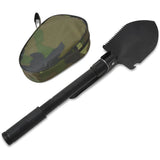 Vidaxl foldning scoop af kulstofstål sort