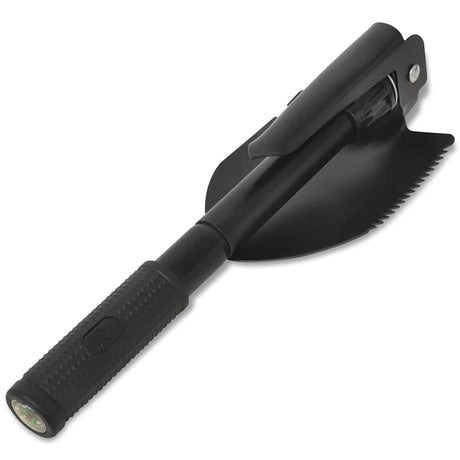 Vidaxl foldning scoop af kulstofstål sort