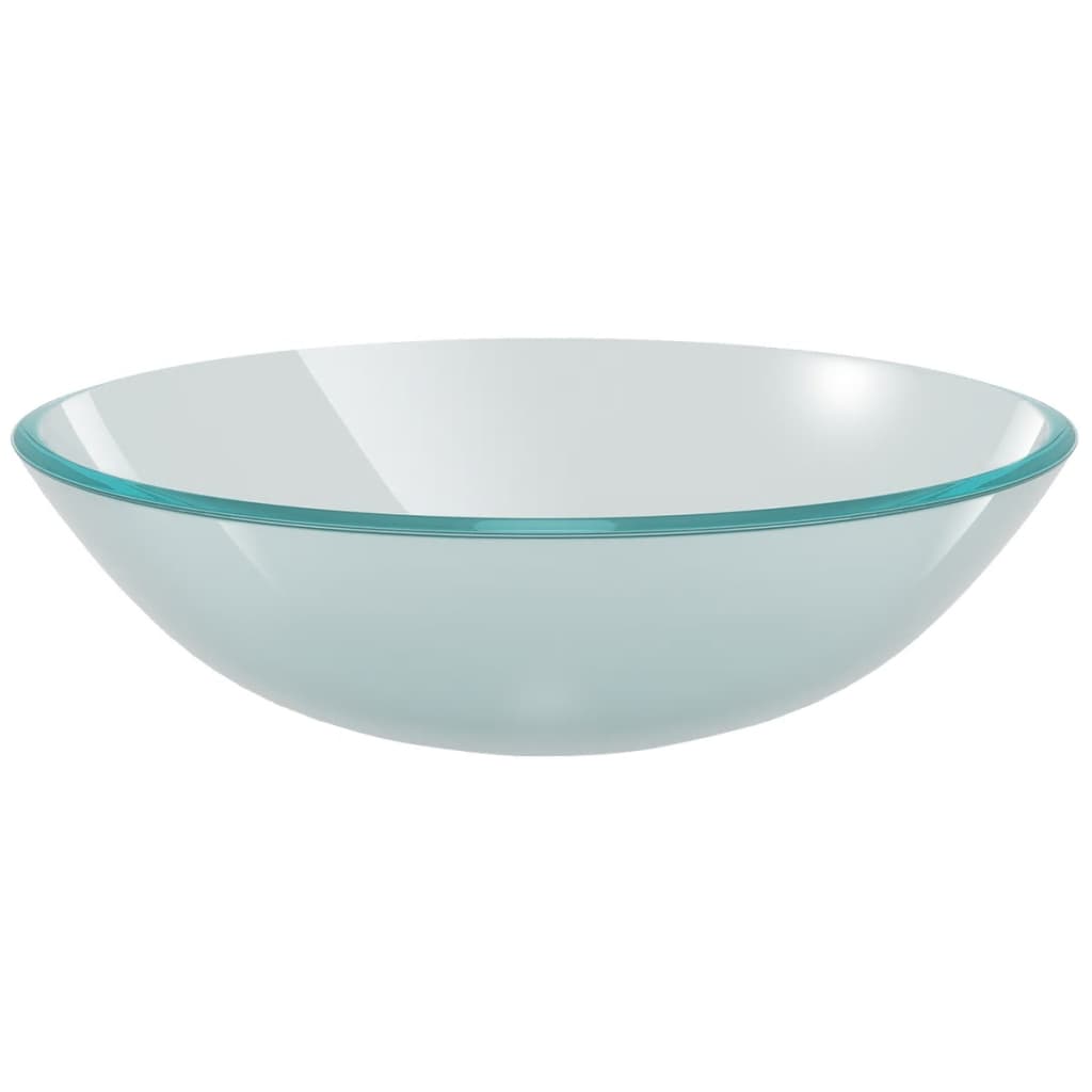 Vidaxl Washbasin hærdet glas 42 cm Matt Glass