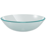 Vidaxl Washbasin hærdet glas 42 cm Matt Glass
