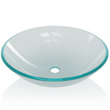 Vidaxl Washbasin hærdet glas 42 cm Matt Glass