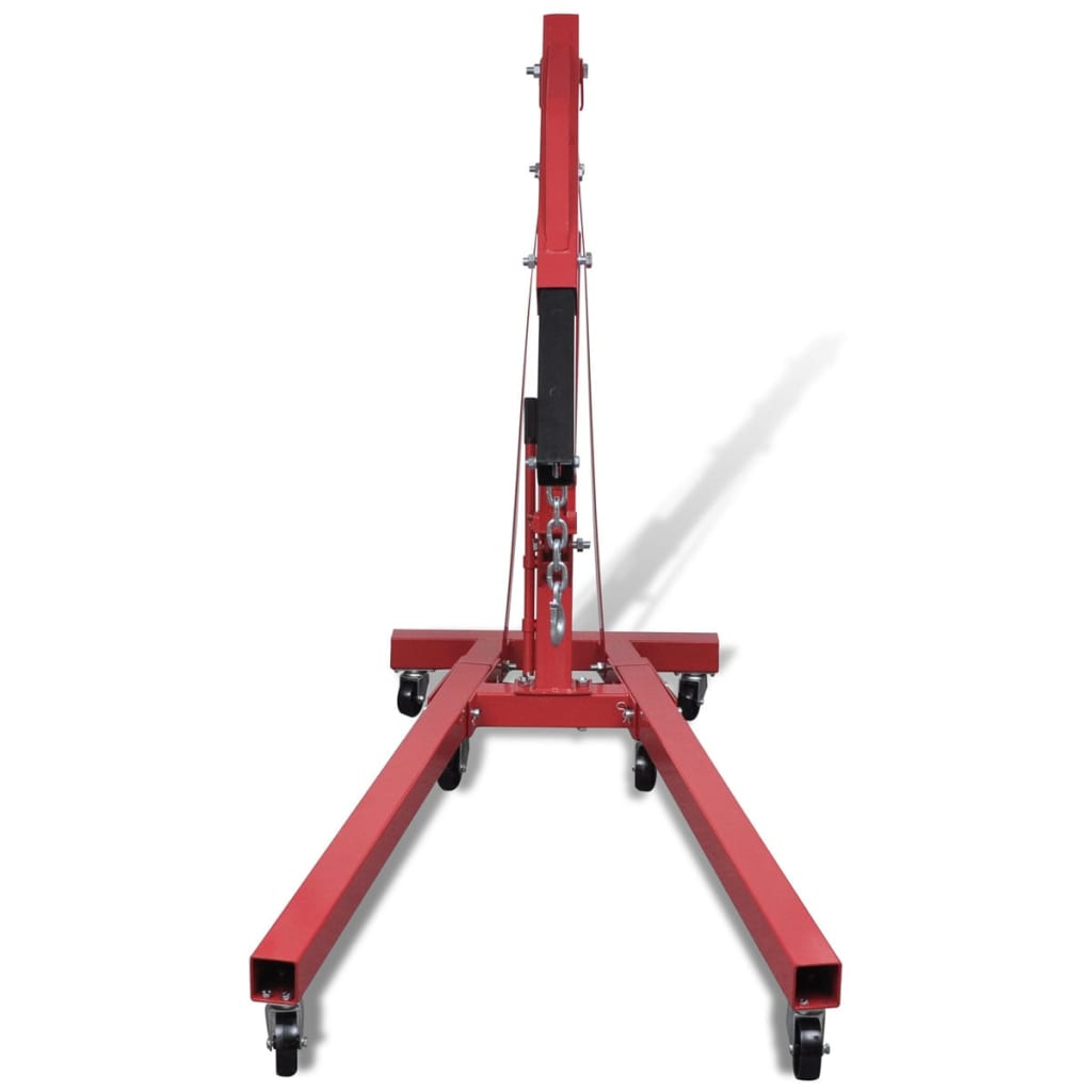 Vidaxl sammenfoldelig motorkran 2 ton 88,2 kg