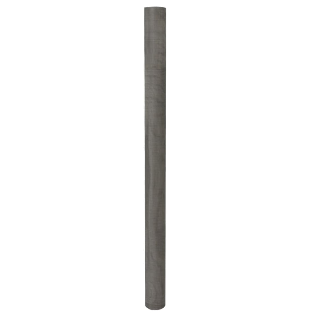 VidaXL mesh 100x500 cm rustfrit stål sølvfarvet