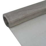 VidaXL mesh 100x500 cm rustfrit stål sølvfarvet