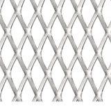 Vidaxxl trådhegn 50x50 cm 45x20x4 mm rustfrit stål
