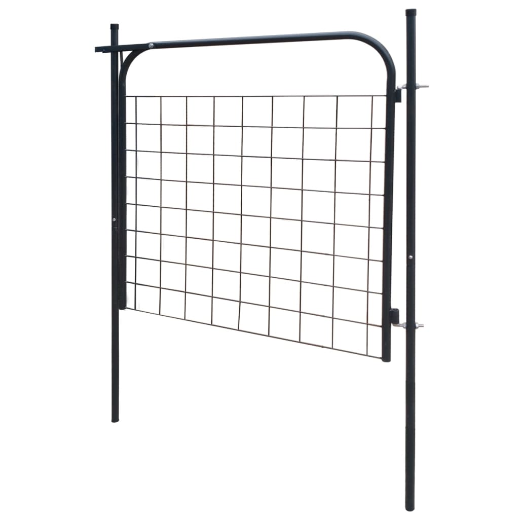 Vidaxl Tuinpoort 100x100 cm anthracit