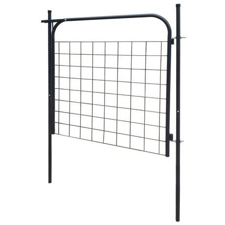 Vidaxl Tuinpoort 100x100 cm anthracit