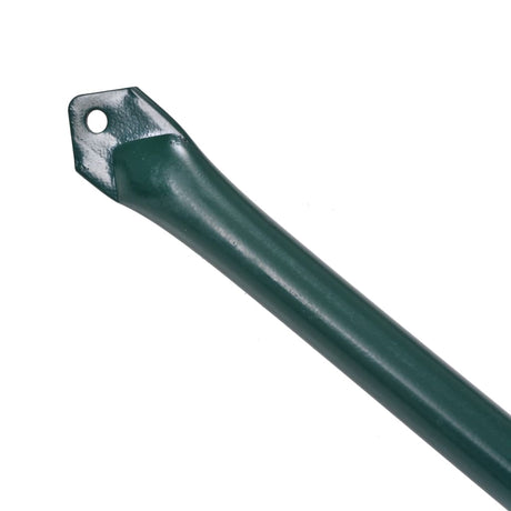 Vidaxl Garden Posts 1 M Metal Green 10 Pcs