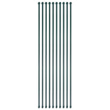 Vidaxl Garden Posts 1,5 m metalgrøn 10 stk