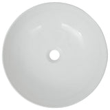 Vidaxl Washbasin Round White 41,5x13,5 cm keramik