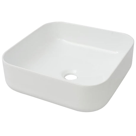 Vidaxl Washbasin Square White 39x39x13,5 cm keramik