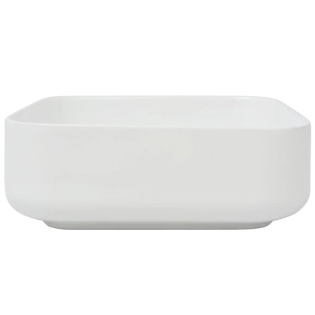 Vidaxl Washbasin Square White 39x39x13,5 cm keramik