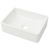 Vidaxl Washbasin White 41x30x12 cm keramik