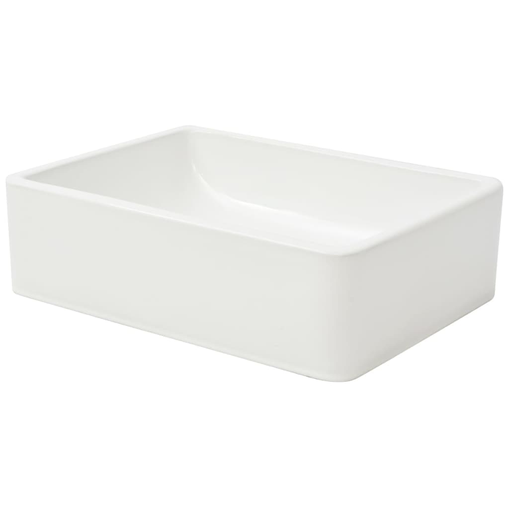 Vidaxl Washbasin White 41x30x12 cm keramik