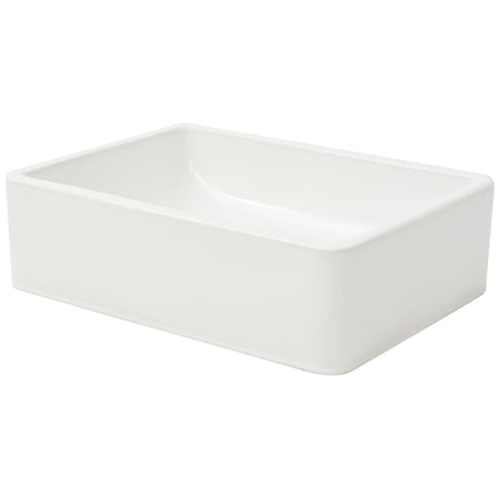 Vidaxl Washbasin White 41x30x12 cm keramik
