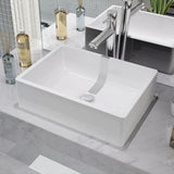 Vidaxl Washbasin White 41x30x12 cm keramik