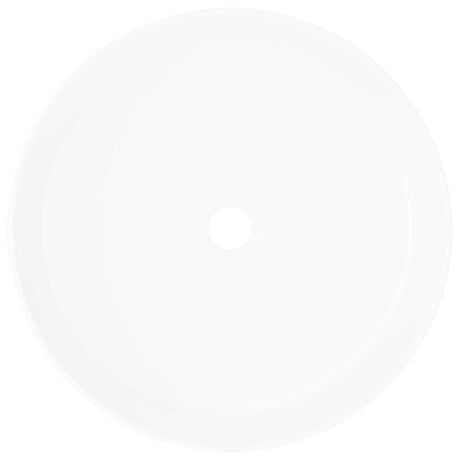 Vidaxl Washbasin Round White 40x15 cm keramik