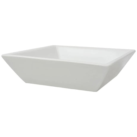 Vidaxl Washbasin Square White 41.5x41.5x12 cm keramik