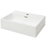 Vidaxl Washbasin med kranhul hvid 51,5x38,5x15 cm keramik