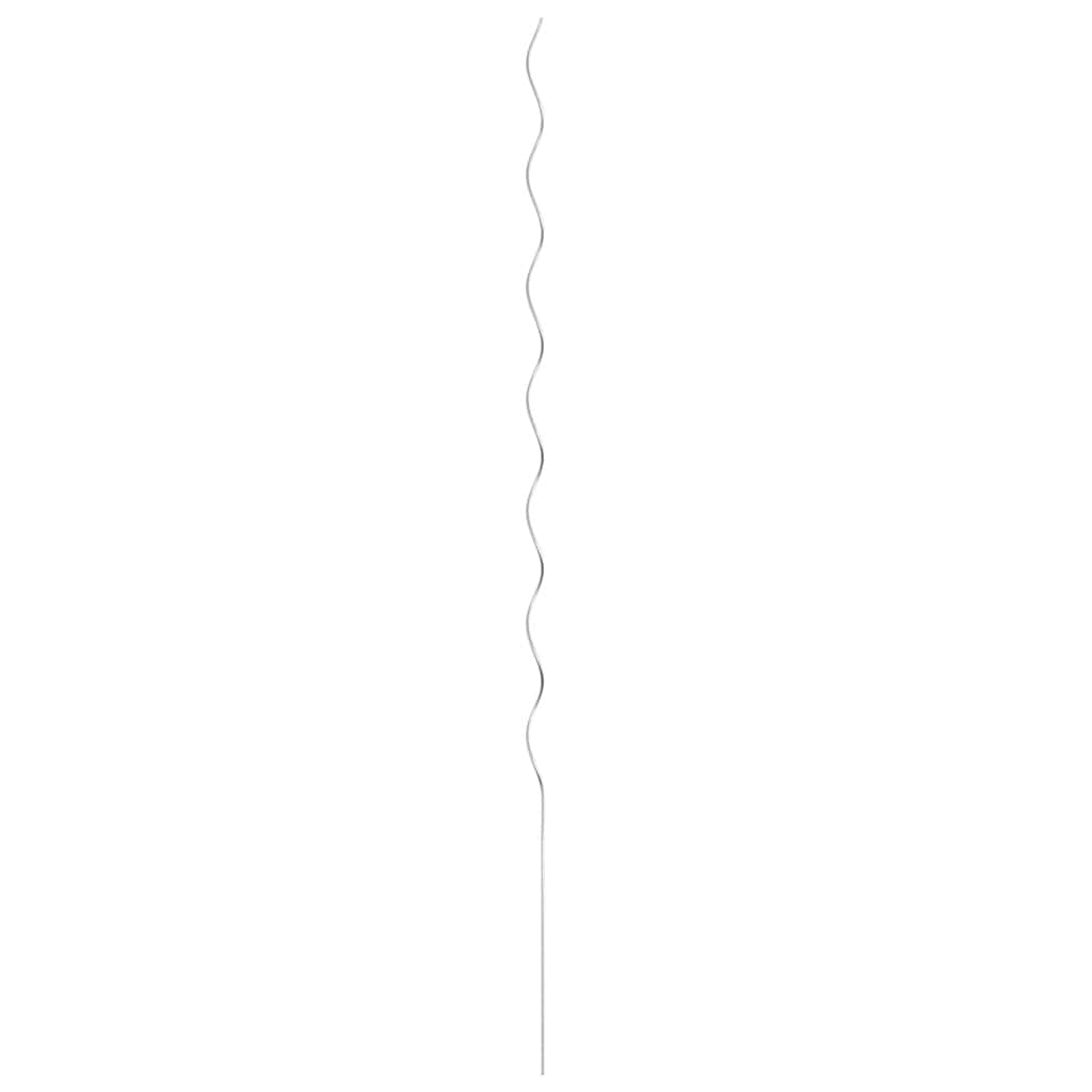Vidaxl Plain Stick Spiral 170 cm galvaniseret stål 50 STS