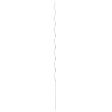 Vidaxl Plain Stick Spiral 170 cm galvaniseret stål 50 STS