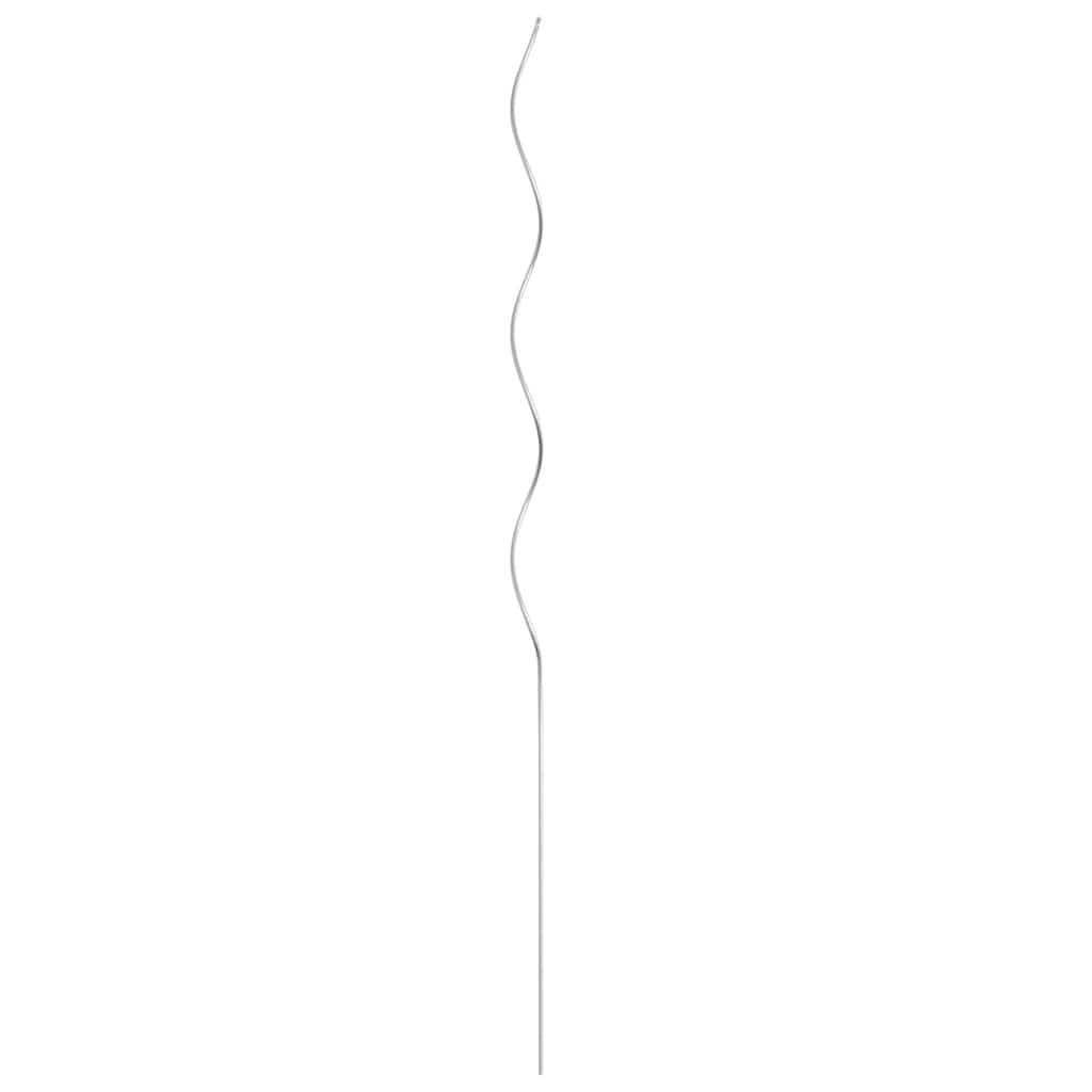 Vidaxl Plain Stick Spiral 110 cm Galvaniseret stål 20 STS