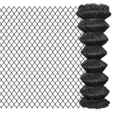 Vidaxl mesh hegn 15x1,25 m stålgrå