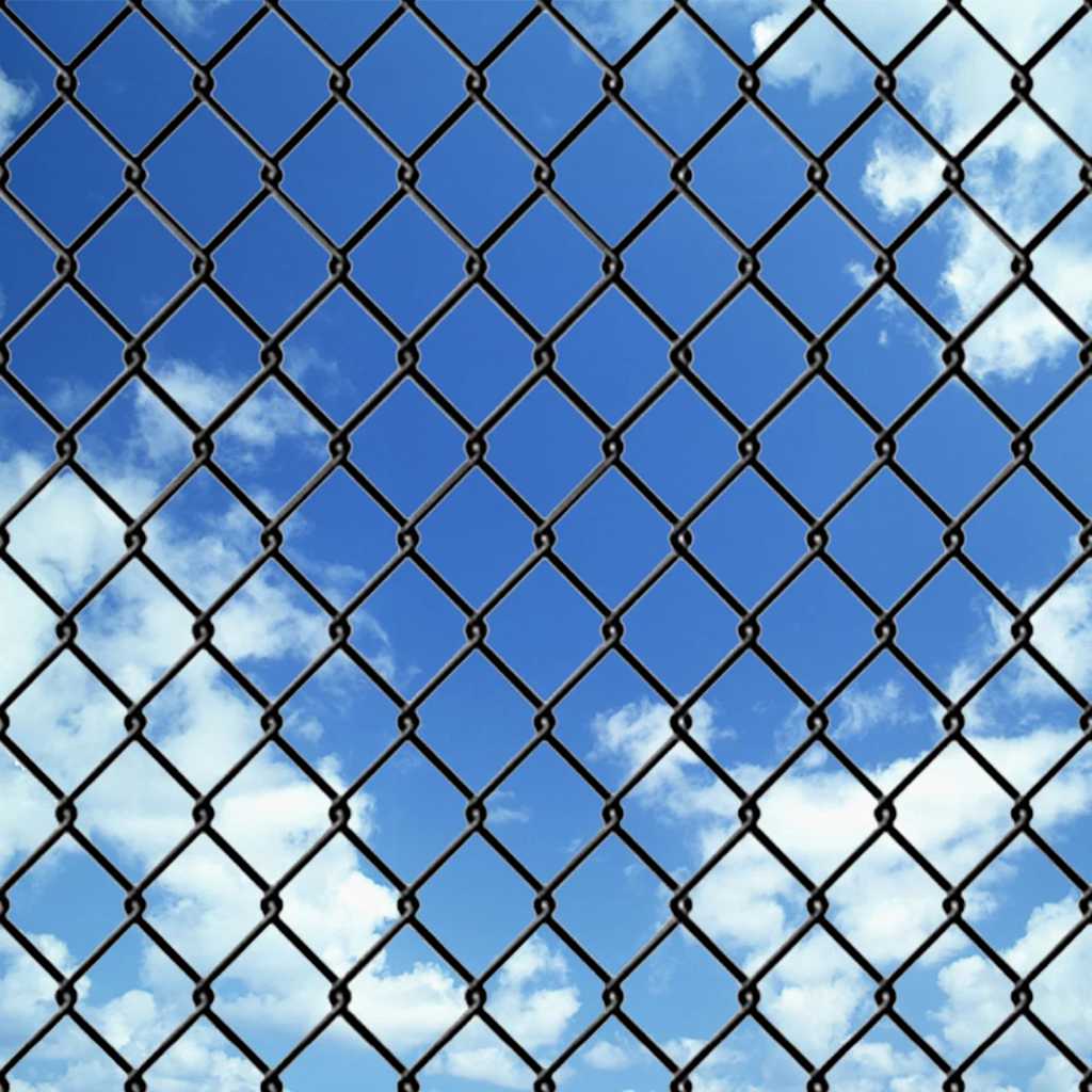 Vidaxl mesh hegn 15x1,5 m stålgrå