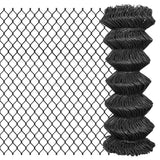 Vidaxl mesh hegn 25x1 m stålgrå