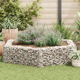 Vidaxl Gabion Planter Insented Hexagonal 200x173x40 cm