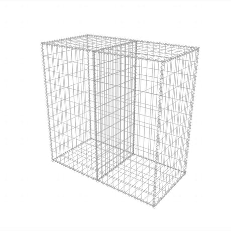 Vidaxl Gabion Basket 100x50x100 cm galvaniseret stål