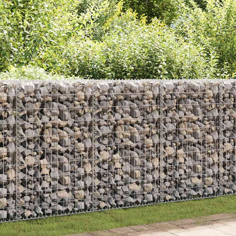 Vidaxl Gabion Basket 200x50x100 cm galvaniseret stål