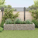 Vidaxl Gabion Planning Box hævet 270x90x50 cm stål