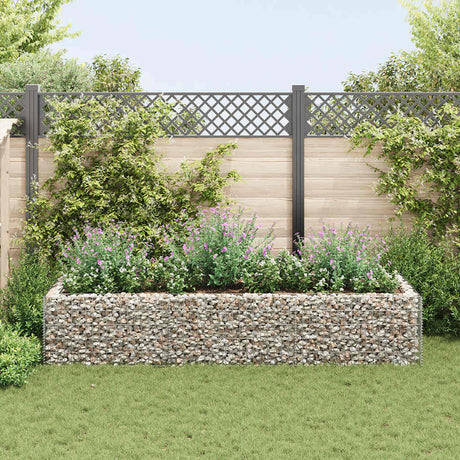 Vidaxl Gabion Planning Box hævet 270x90x50 cm stål