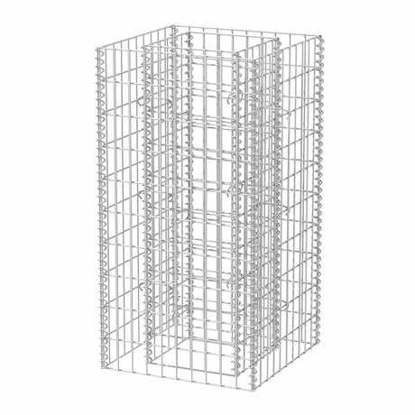 Vidaxl Gabion Planning Box hævet 50x50x100 cm stål