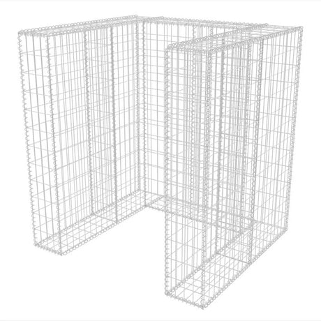 Vidaxx gabion enkelt skraldespand konvertering 110x100x120 cm stål