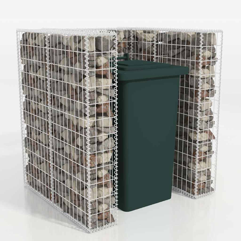 Vidaxx gabion enkelt skraldespand konvertering 110x100x120 cm stål