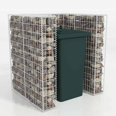 Vidaxx gabion enkelt skraldespand konvertering 110x100x120 cm stål