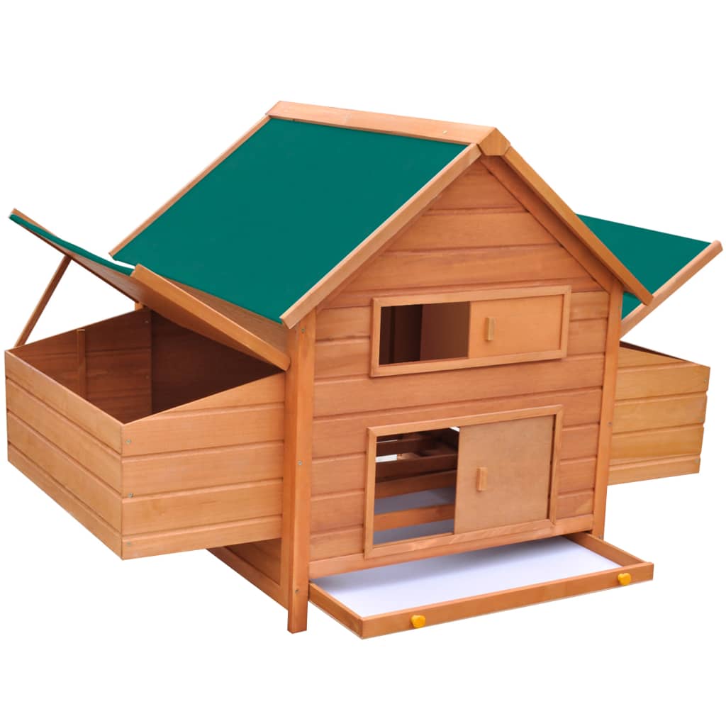 Vidaxl Chicken Coop 157x97x110 cm træ