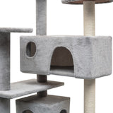 Vidaxl Cat Scraping Post med sisal skrabende stillinger 125 cm grå