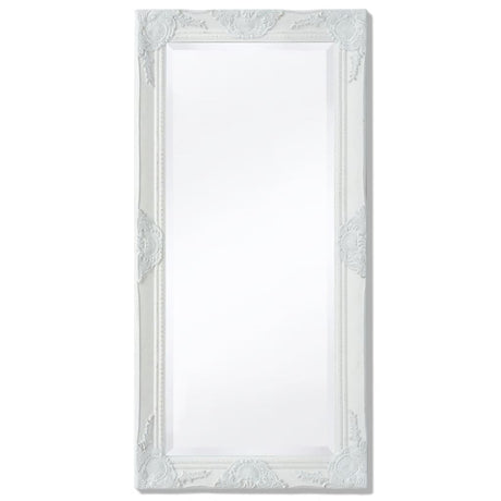 Vidaxl Wall Mirror Baroque 100 x 50 cm hvid
