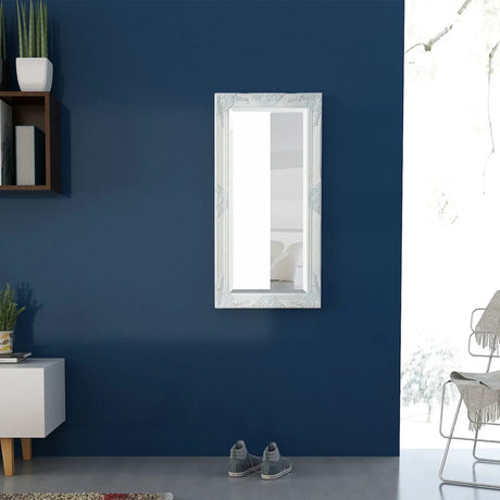 Vidaxl Wall Mirror Baroque 100 x 50 cm hvid