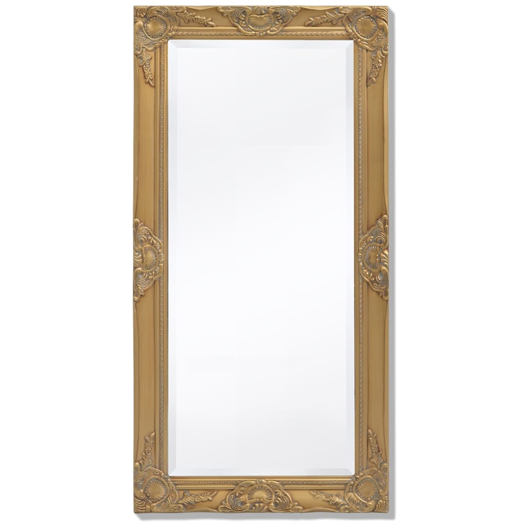 Vidaxl Wall Mirror Baroque 100 x 50 cm guld