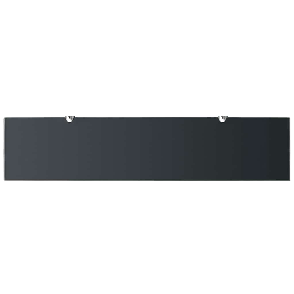 Vidaxl zwevende plank 90x20 cm 8 mm glas