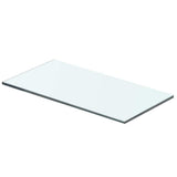 Vidaxl wandschap transparant 40x15 cm glas