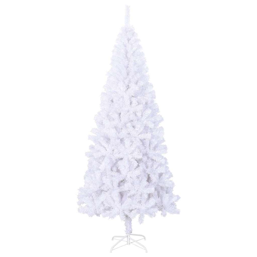VidaXL kunstigt juletræ hvid l 240 cm