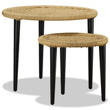 Vidaxl 2-delige salontafelset natuurlijk jute