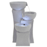 Vidaxl indre springvand med LED -belysning Polyresin