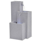 Vidaxl indre springvand med LED -belysning Polyresin